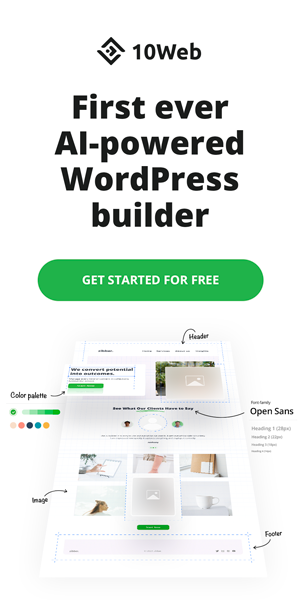 AI ecommerce website builder
