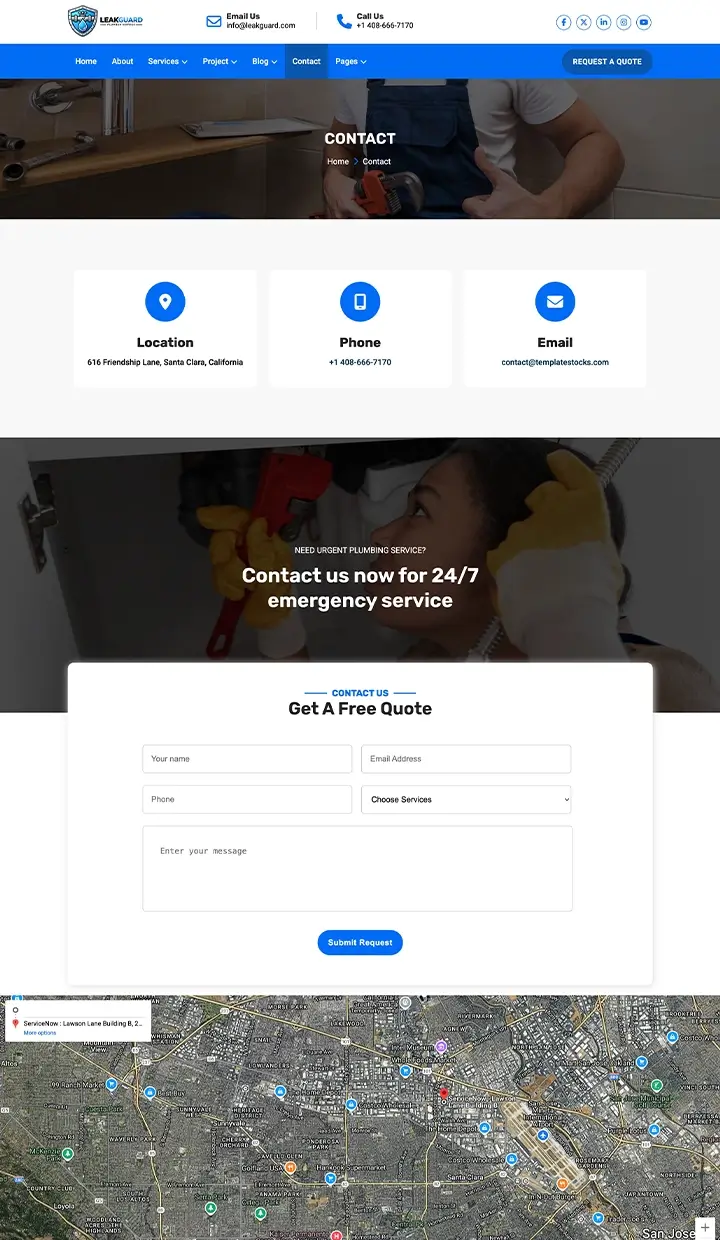 web design for plumbers