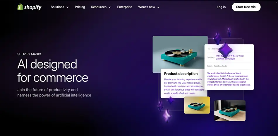 ai ecommerce store builder