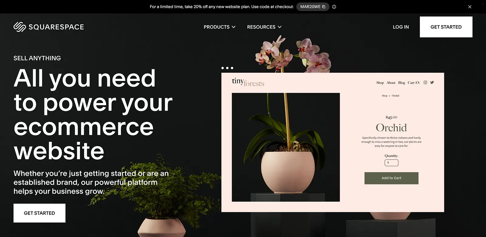 create a shopping website
